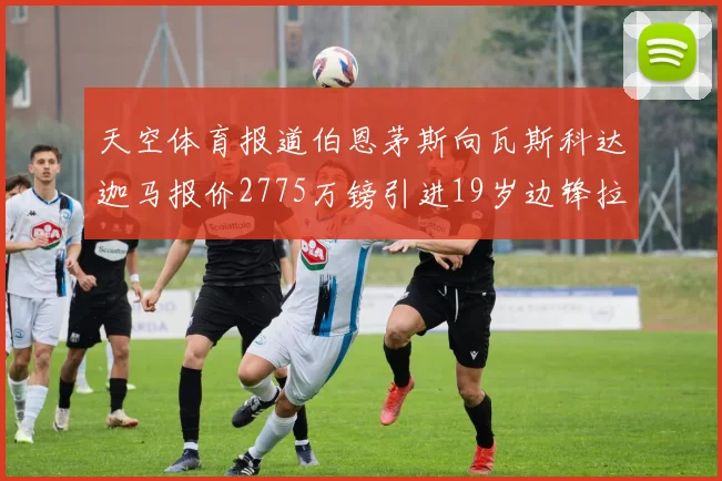 天空体育报道伯恩茅斯向瓦斯科达迦马报价2775万镑引进19岁边锋拉扬